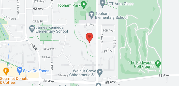 map of 18 9025 216TH STREET